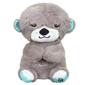 Breathing Otter Baby Sleep Soother - Musical Plush Sound Machine Toy - singing-plush